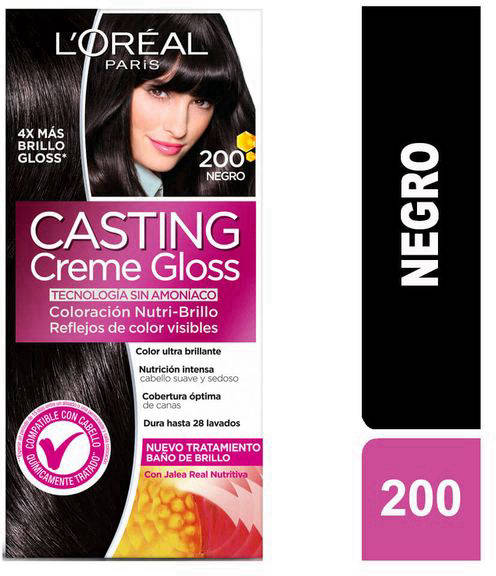 Foto Tintura Creme Gloss 200 Negro