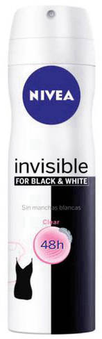 Foto Desodorante Spray Invisible Black White Clear Mujer
