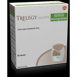 Trelegy Ellipta 92/55/22 92 mcg ; 55 mcg ; 22 mcg • $93.891