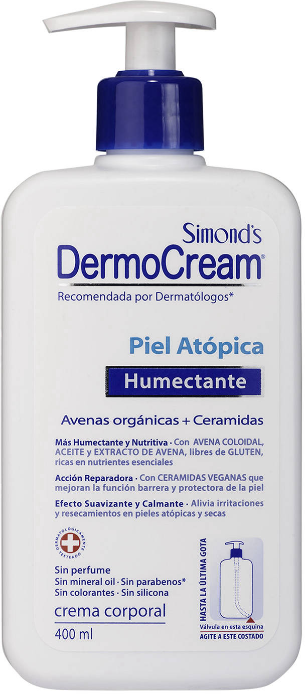 Foto Crema Corporal Dermocream Avena + Ceramidas