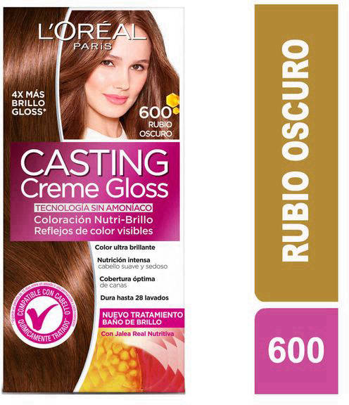 Foto Tintura Creme Gloss 600 Rubio Oscuro