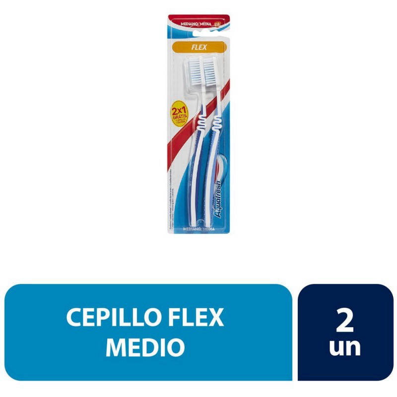 Foto Pack 2 Cepillo Dental Flex Medio