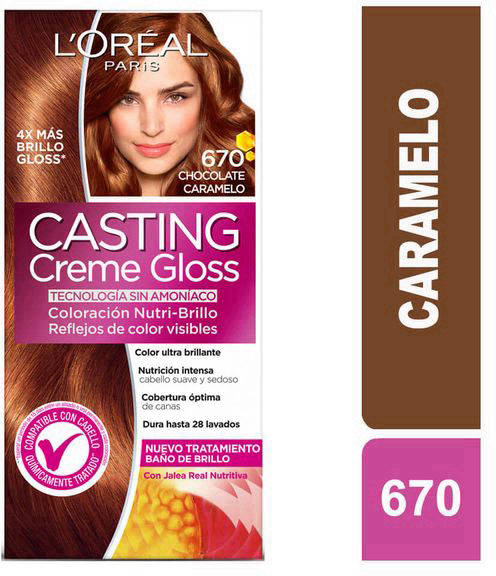 Foto Tintura Creme Gloss 670 Chocolate Caramelo