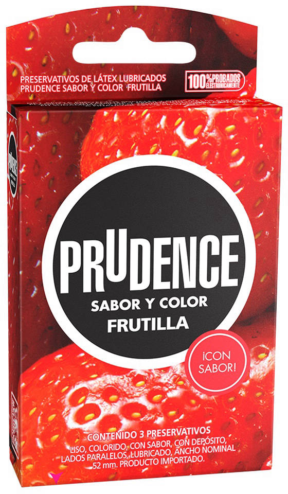 Foto Preservativos Sabor y Color Frutilla
